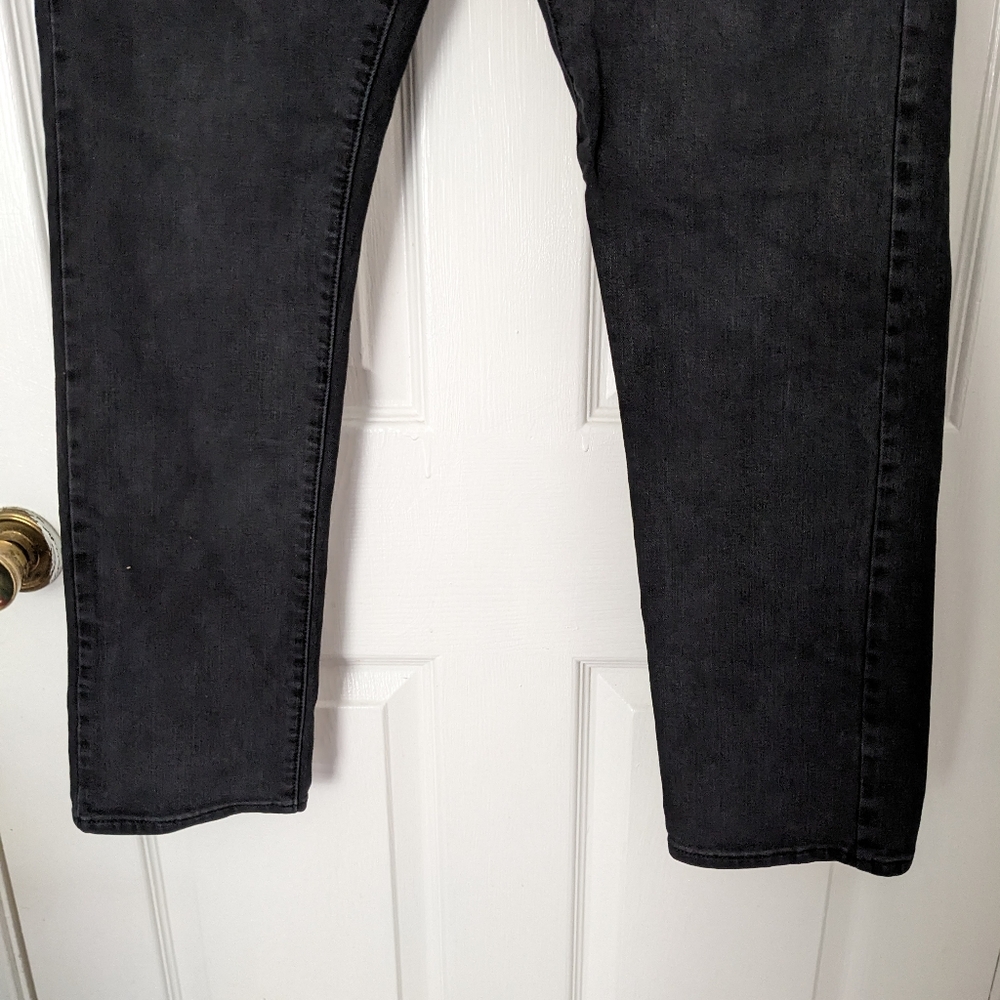 American Eagle Outfitters Men's Black Straight Jeans - Picture 4 of 10
